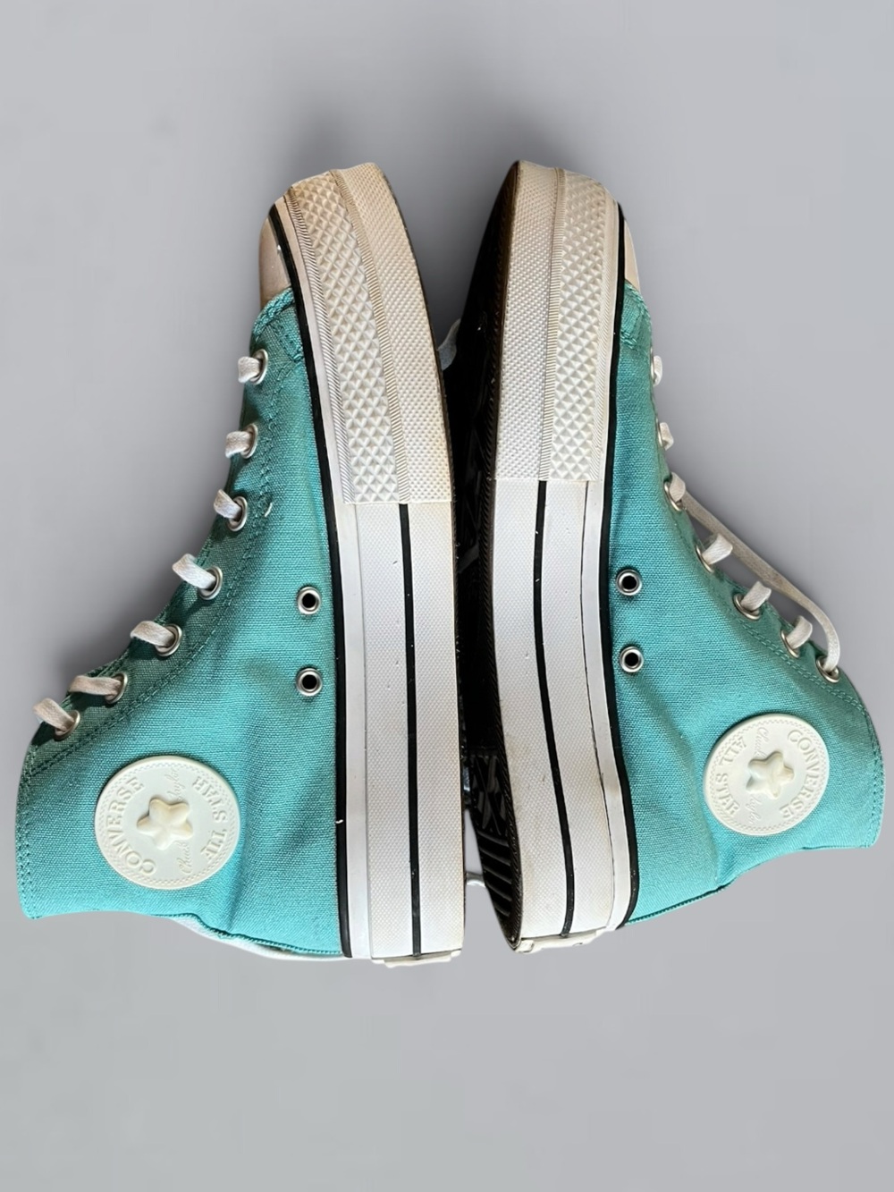 Converse Chuck Taylor All Star Lift Platform Stars Ocean Drip Size 8 - Picture 7 of 11